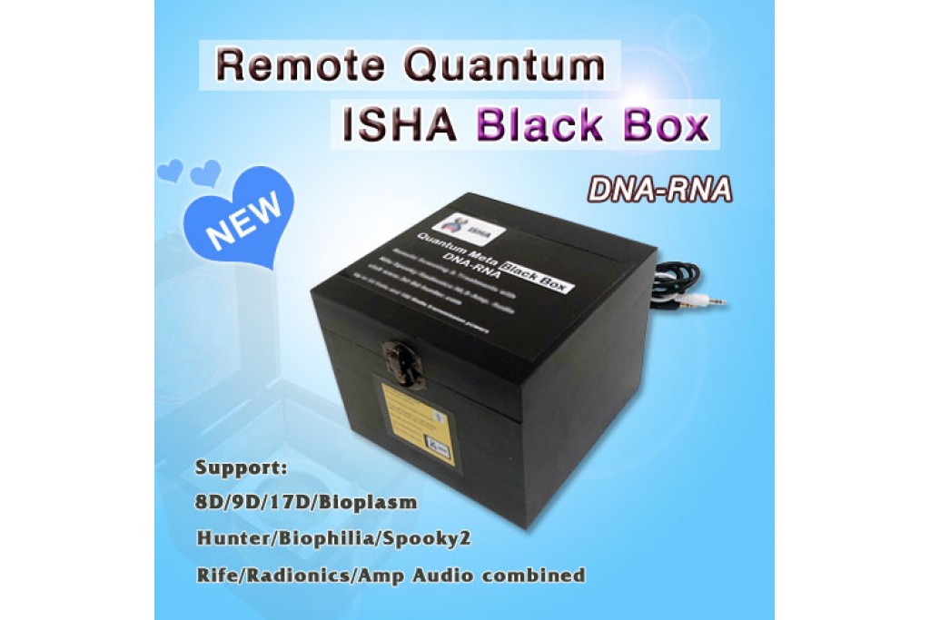 How does Bioresonance Sensor-ISHA BLACK BOX work using hair and other remote tests?