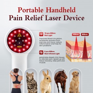 Portable Handheld Pain Relief Laser Therapy Device for whole body therapy